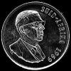 Rand de Plata Sudafricano (Dr. T.E. Donges, afrikáans) (Anverso)