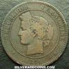 French Bronze 10 Centimes (Obverse)