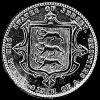 1/26 de Chelín de Bronce Jerseyés de Victoria (Reverso)