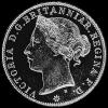 Victoria Jersey Bronze 1/12 Shilling (Obverse)
