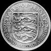 1/24 de Chelín de Bronce Jerseyés de Jorge V (Reverso)