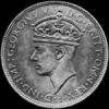1/24 de Chelín de Bronce Jerseyés de Jorge VI (Anverso)