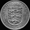 1/24 de Chelín de Bronce Jerseyés de Jorge VI (Reverso)