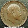 Edward VII British India Bronze Quarter Anna (Obverse)