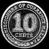 10 Céntimos de Plata Malayos de Jorge VI (Reverso)