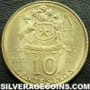 Chilean 10 Centesimos (Reverse)
