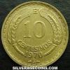 Chilean 10 Centesimos (Reverse)