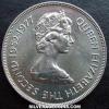 Elizabeth II Guernsey 25 Pence (Silver Jubilee) (Obverse)