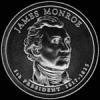 Dólar Estadounidense (James Monroe) (Anverso)