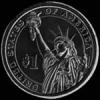 Dólar Estadounidense (James Monroe) (Reverso)