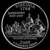 United States "Washington" Silver Quarter Dollar (Virginia) (Reverse)
