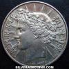 French Silver 100 New Francs (Fraternity) (Obverse)