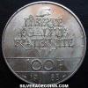 French Silver 100 New Francs (Fraternity) (Reverse)