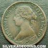 Victoria Nova Scotian Bronze Half Cent (Obverse)