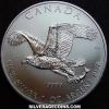 Elizabeth II Canadian 5 Dollars 1 Ounce Silver (Bald Eagle) (Reverse)