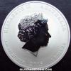 Elizabeth II Australian Dollar 1 Ounce Silver (Lunar II: Goat) (Obverse)