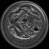Dólar Australiano de 1 Onza de Plata de Isabel II (Lunar II: Dragón) (Reverso)