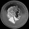 Dólar Australiano de 1 Onza de Plata de Isabel II (Lunar II: Tigre) (Anverso)