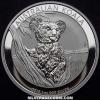Elizabeth II Australian Dollar 1 Ounce Silver Koala (Reverse)