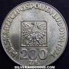 Polish Silver 200 Zlotych (Polish Peoples Republic) (Obverse)