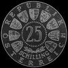 25 Chelines de Plata Austriacos (Burgenland) (Anverso)