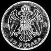 10 Dinara Yugoslavos de Alejandro I (Reverso)