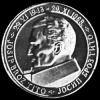 50 Dinara de Plata Yugoslavos (25 Aniversario de la República) (Reverso)