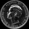 1000 Reis de Plata Portugueses de Manuel II (Guerra Peninsular) (Anverso)