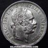Florín de Plata Austriaco de Francisco José I (Anverso)