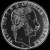 2 Florines de Plata Austriacos de Francisco José I (Anverso)