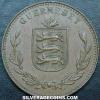 Guernsey Bronze 8 Doubles (Obverse)