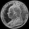 4 Piastras y Media de Plata Chipriotas de Victoria (Anverso)