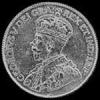 9 Piastras de Plata Chipriotas de Jorge V (Anverso)