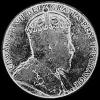 18 Piastras de Plata Chipriotas de Eduardo VII (Anverso)