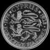 45 Piastras de Plata Chipriotas de Jorge V (Aniversario) (Reverso)