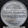 German Weimar Republic 50 Pfennig (Obverse)