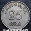 Frederik IX Danish 25 Øre (Reverse)
