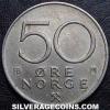 Olav V Norwegian 50 Øre (Reverse)