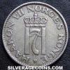 Haakon VII Norwegian 50 Øre (Obverse)