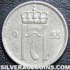 Haakon VII Norwegian 10 Øre (Obverse)