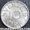 Carl XVI Gustaf Swedish 10 Öre (Reverse)