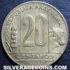 Argentinian 20 Cents (Obverse)