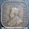 George V Straits Settlements Bronze Half Cent (Obverse)