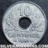 French 10 Centimes (heavy) (Reverse)