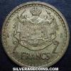 Louis II Monaco 2 Francs (Reverse)