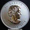 Elizabeth II Canadian 5 Dollars 1 Ounce Silver (Red-Tailed Hawk) (Obverse)