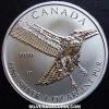 Elizabeth II Canadian 5 Dollars 1 Ounce Silver (Red-Tailed Hawk) (Reverse)