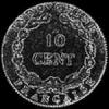 10 Céntimos de Vellón de la Indochina Francesa (Reverso)