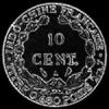 10 Céntimos de Plata de la Indochina Francesa (Reverso)