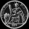 Piastra de Plata de la Indochina Francesa (POIDS 27.215 GR.) (Anverso)